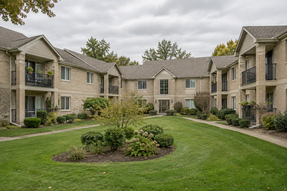 Garden apartments exterior